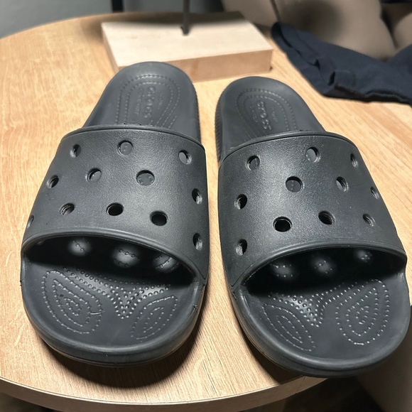 CROCS Shoes - Croc Black Slide sz8w